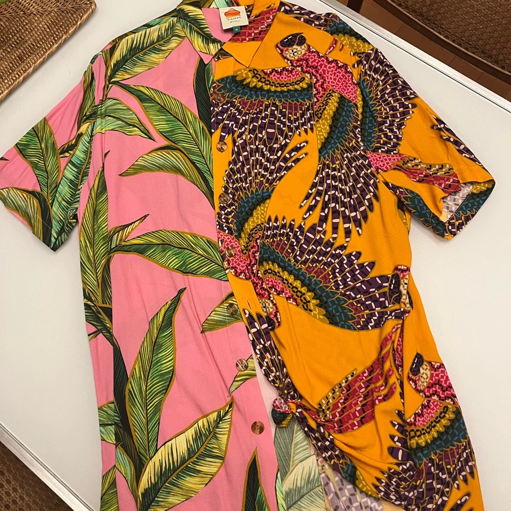 Farm Rio print shirt.